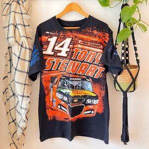 Y2K Nascar Tony Stewart All Over Print Tee